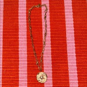 Gold Pendant Necklace with Pearl Accent - Women Jewelry